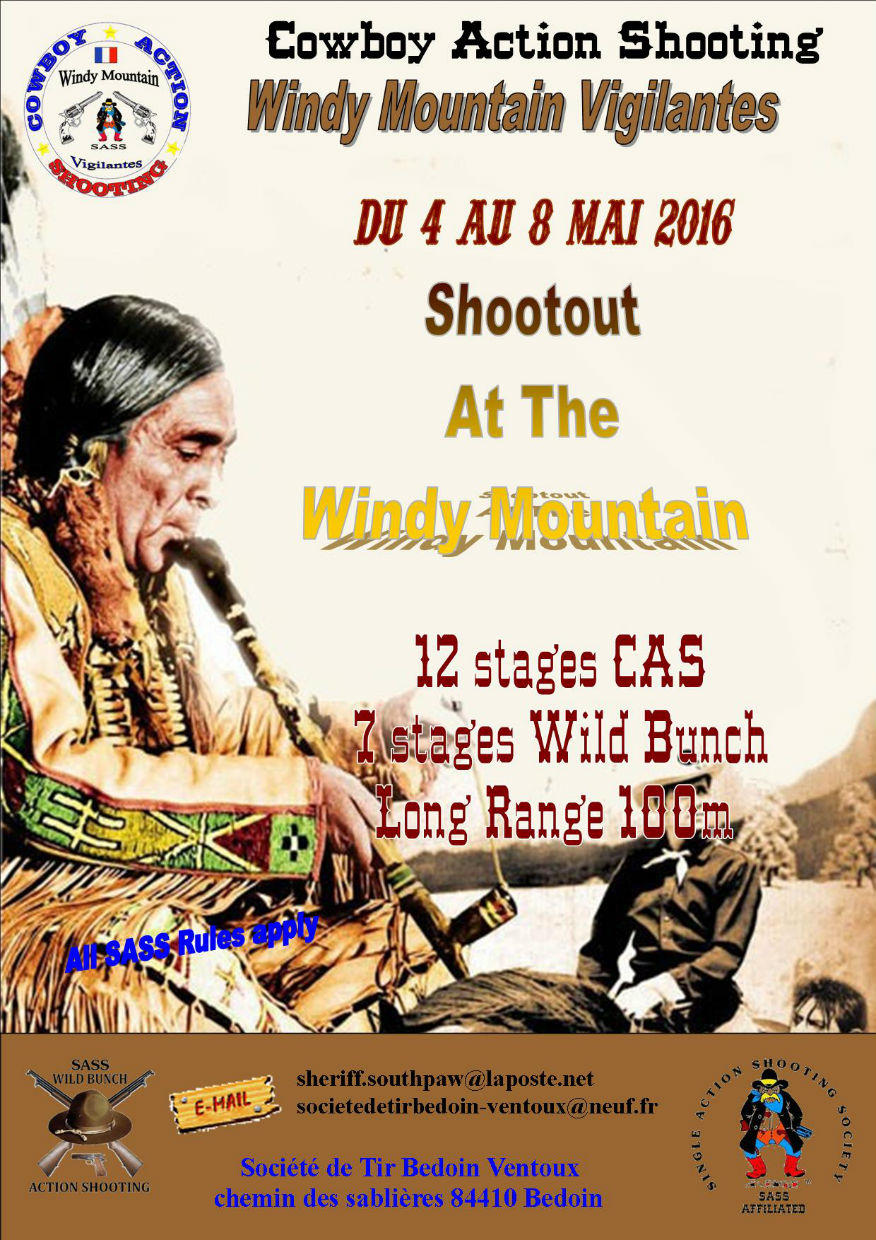 Concours cowboy Action Shooting Bedoin 2016